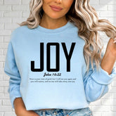 JOY John 16:22 | Enduring Faith & Joy Sweatshirt - Luckets.com