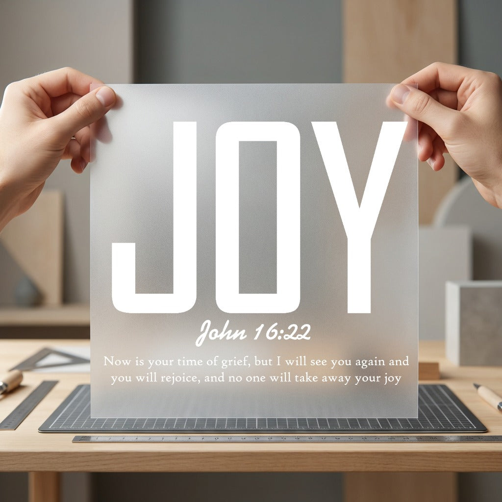 Joy John Christian Scripture Christian Faith Ready to Press DTF Transfer for Dtf