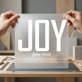 Joy John Christian Scripture Christian Faith Ready to Press DTF Transfer for Dtf