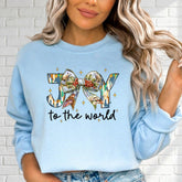 Joy to the World | Nativity Faith Sweatshirt - Luckets.com