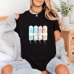 Just Breathe Text Watercolor Fitness Yoga Ready to Press DTF Transfer for Dtf