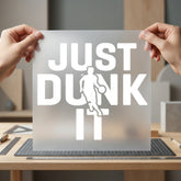 Just Dunk Basketball Diy Fitness Ready to Press DTF Transfer for Dtf