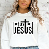 Just Jesus Love | Faith & Cross Sweatshirt - Luckets.com