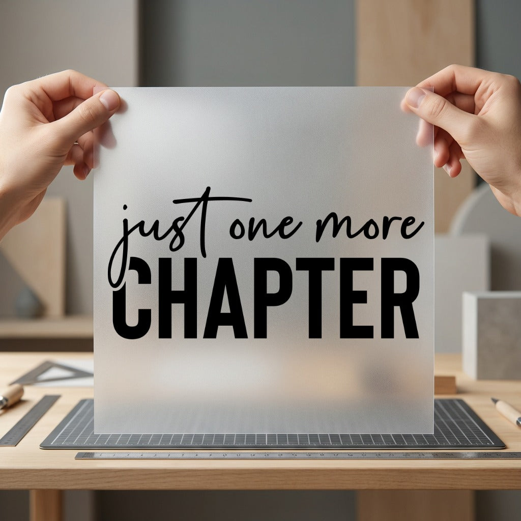 Just One More Chapter Aesthetic Ready to Press DTF Transfer for Dtf