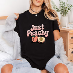 Just Peachy Groovy Retro Retro Ready to Press DTF Transfer for Dtf
