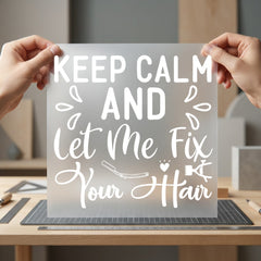 Keep Calm Let Fix Aesthetic Ready to Press DTF Transfer for Dtf