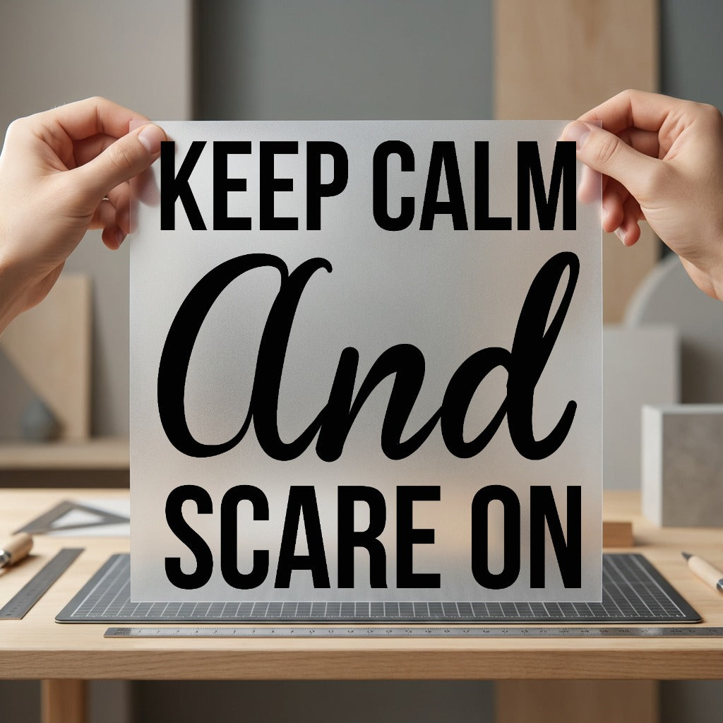 Keep Calm Scare Halloween Halloween Aesthetic Ready to Press DTF Transfer for Dtf