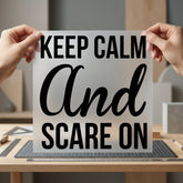 Keep Calm Scare Halloween Halloween Aesthetic Ready to Press DTF Transfer for Dtf