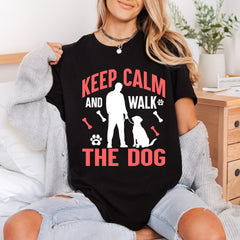 Keep Calm Walk Dog Mom Dad Ready to Press DTF Transfer for Dtf