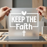 Keep Faith Christian Diy Christian Faith Ready to Press DTF Transfer for Dtf