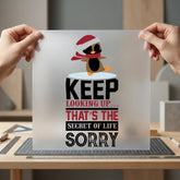 Keep Looking Penguin Motivational Christmas Winter Ready to Press DTF Transfer for Dtf