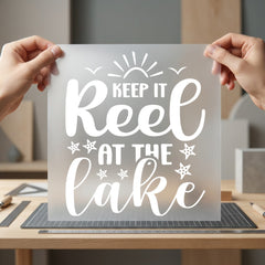 Keep Reel Lake Fishing Mom Funny Ready to Press DTF Transfer for Dtf