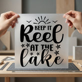 Keep Reel Lake Fishing Mom Funny Ready to Press DTF Transfer for Dtf