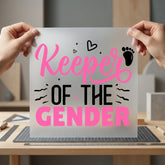 Keeper Gender Reveal Diy Mom Dad Ready to Press DTF Transfer for Dtf