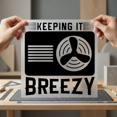 Keeping Breezy Unit Retro Summer Funny Ready to Press DTF Transfer for Dtf