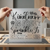 Kindness Free Sprinkle Everywhere Retro Ready to Press DTF Transfer for Dtf