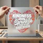 Kindness Free Sprinkle Stuff Aesthetic Ready to Press DTF Transfer for Dtf