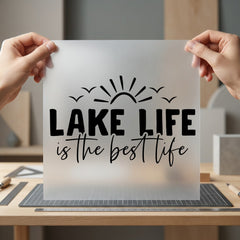 Lake Life Nautical Diy Summer Fishing Ready to Press DTF Transfer for Dtf