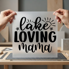 Lake Loving Mama Script Summer Mom Ready to Press DTF Transfer for Dtf