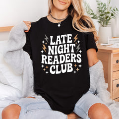 Late Night Readers Club Funny Sarcastic Ready to Press DTF Transfer for Dtf