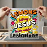 Lemonade Jesus Retro Diy Christian Faith Ready to Press DTF Transfer for Dtf