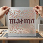 Leopard Mama Lightning Bolt Mom Mama Ready to Press DTF Transfer for Dtf