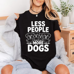 Less People More Dogs Mom Dad Ready to Press DTF Transfer for Dtf