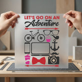 Let Adventure Hipster Diy Aesthetic Ready to Press DTF Transfer for Dtf