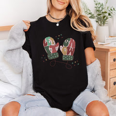 Let Snow Mittens Cozy Christmas Winter Ready to Press DTF Transfer for Dtf