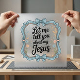 Let Tell You About Christian Faith Ready to Press DTF Transfer for Dtf