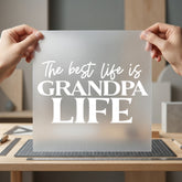 Life Grandpa Family Diy Dad Grandpa Ready to Press DTF Transfer for Dtf