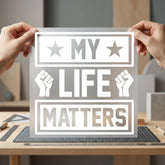 Life Matters Empowering Diy Usa Freedom Ready to Press DTF Transfer for Dtf