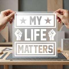 Life Matters Empowering Diy Usa Freedom Ready to Press DTF Transfer for Dtf