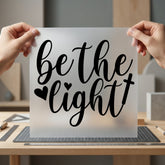 Light Inspirational Diy Christian Faith Ready to Press DTF Transfer for Dtf