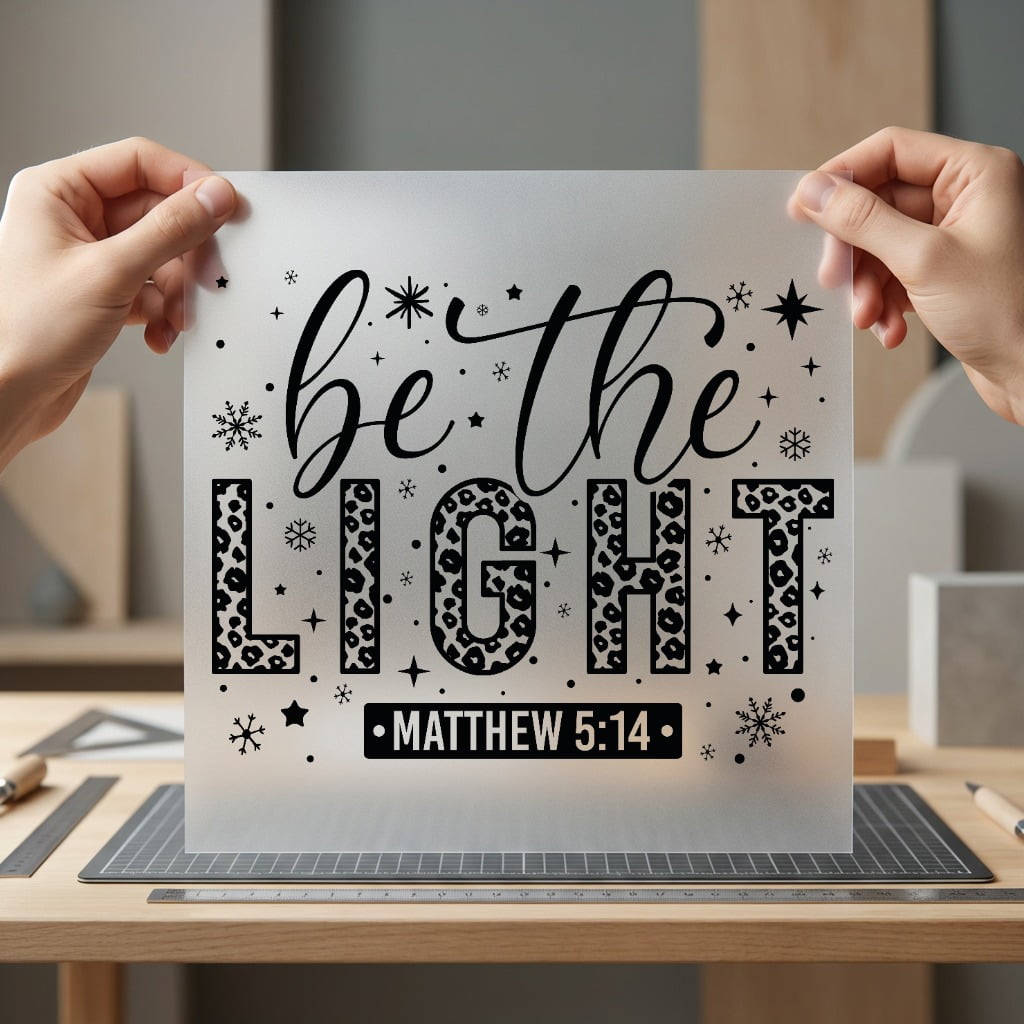Light Leopard Christian Diy Christian Faith Ready to Press DTF Transfer for Dtf