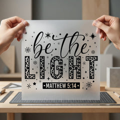 Light Leopard Christian Diy Christian Faith Ready to Press DTF Transfer for Dtf