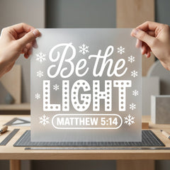 Light Matthew Christian Diy Christian Faith Ready to Press DTF Transfer for Dtf