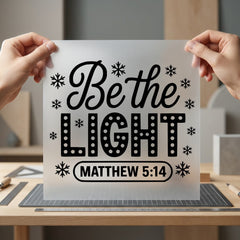 Light Matthew Christian Diy Christian Faith Ready to Press DTF Transfer for Dtf