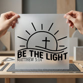 Light Matthew Christian Diy Christian Faith Ready to Press DTF Transfer for Dtf