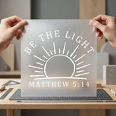 Light Matthew Faith-inspired Diy Christian Faith Ready to Press DTF Transfer for Dtf
