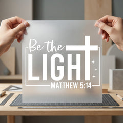 Light Matthew Faith-inspired Diy Christian Faith Ready to Press DTF Transfer for Dtf