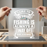 Like Fish Fishing Quote Dad Grandpa Ready to Press DTF Transfer for Dtf