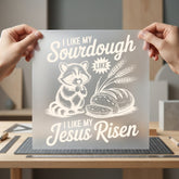 Like Sourdough Jesus Risen Christian Faith Ready to Press DTF Transfer for Dtf