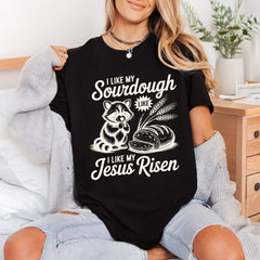 Like Sourdough Jesus Risen Christian Faith Ready to Press DTF Transfer for Dtf