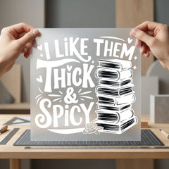 Like Them Thick Spicy Aesthetic Ready to Press DTF Transfer for Dtf