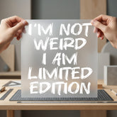 Limited Edition Quote Quirky Funny Vintage Ready to Press DTF Transfer for Dtf