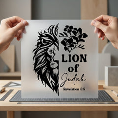 Lion Judah Christian Diy Christian Faith Ready to Press DTF Transfer for Dtf