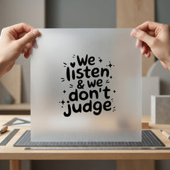 Listen Don Judge Motivational Aesthetic Ready to Press DTF Transfer for Dtf