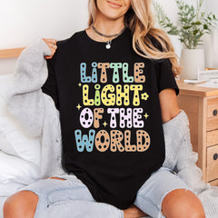 Little Light World Retro Christian Faith Ready to Press DTF Transfer for Dtf