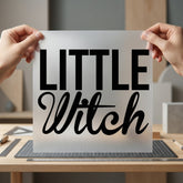 Little Witch Halloween Diy Halloween Funny Ready to Press DTF Transfer for Dtf